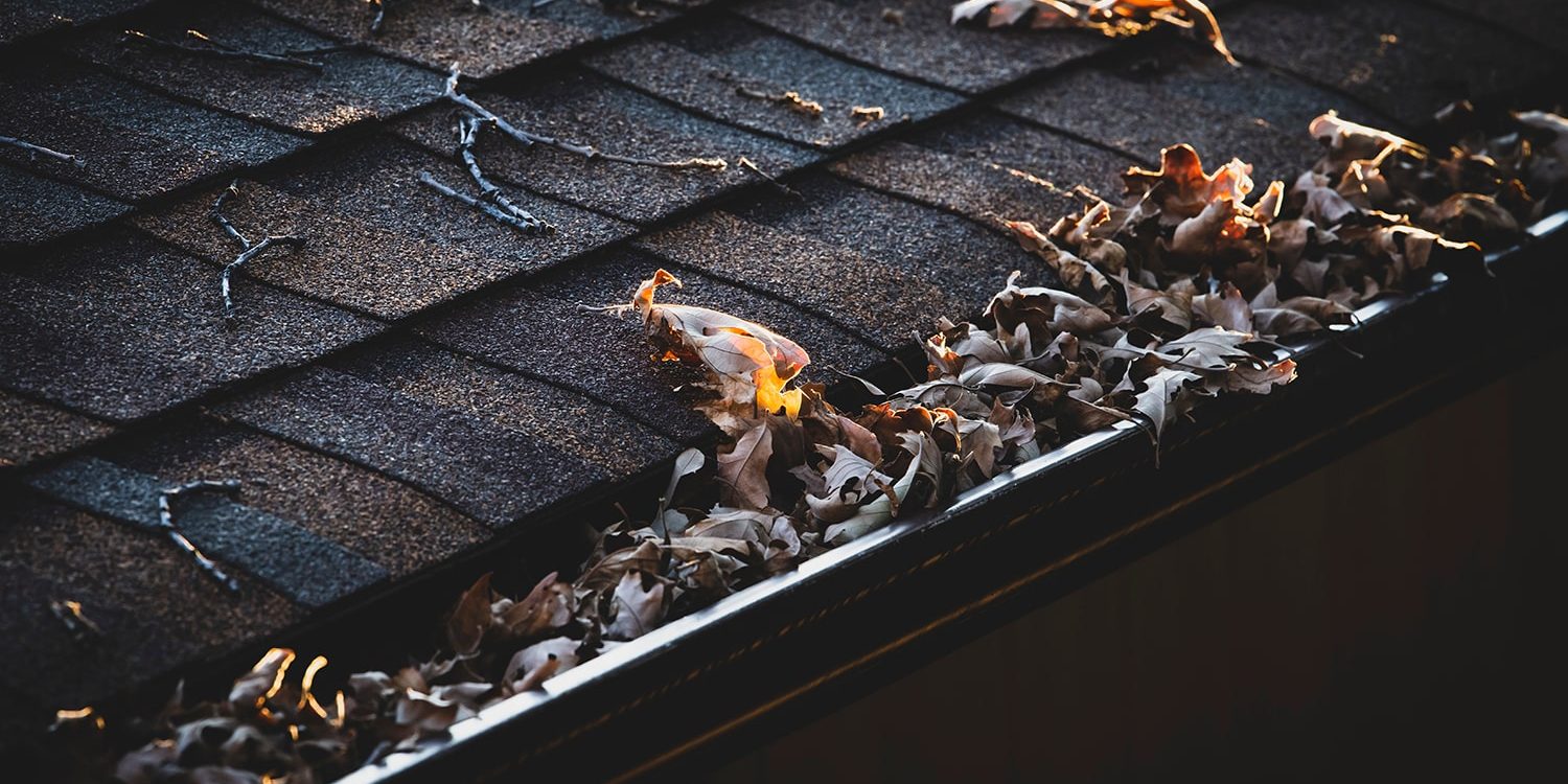 Gutter Cleaning with TH Grounds maintenance